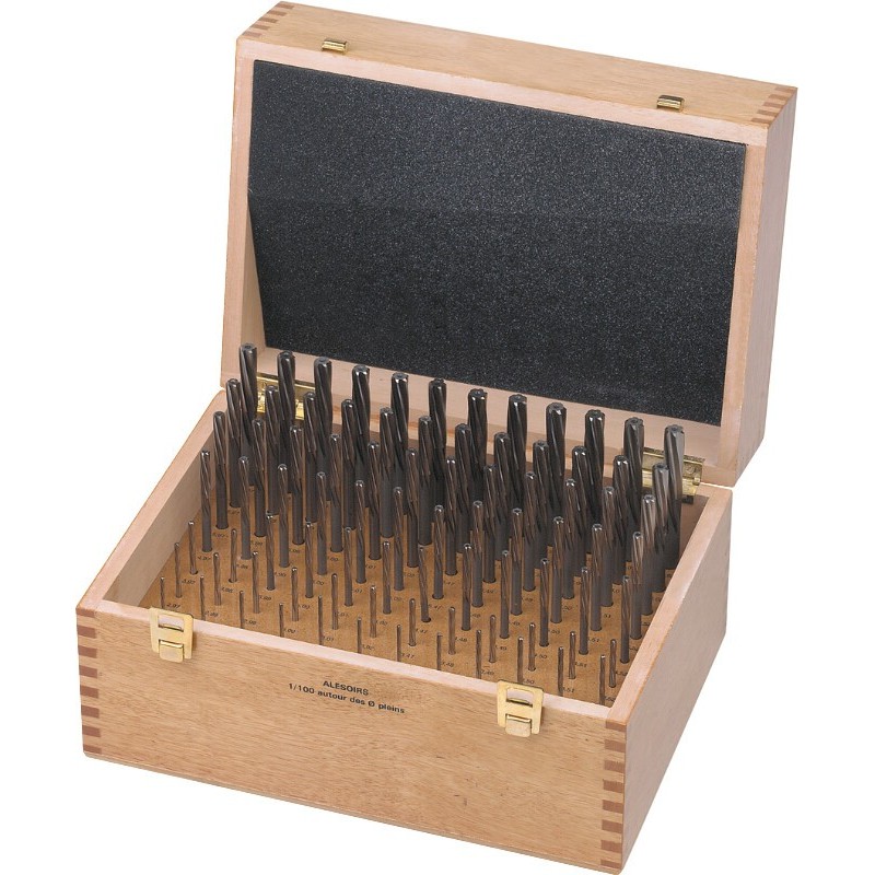 ESTUCHE PARA ESCARIADORES MAQUINA DE PRECISION SIN ESCARIADORES DE 0.98 HASTA 2.01 X 0.01 MM