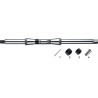 HUNGER ESCARIADOR MANO AJUSTABLE HSS TIPO U. GUIA DOBLE 34 - 39 MM