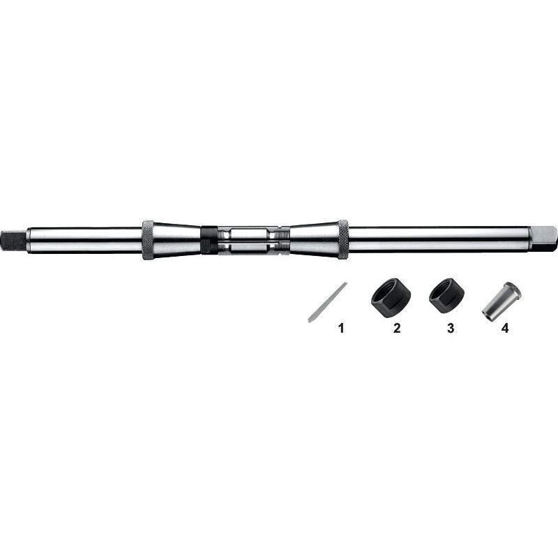 HUNGER ESCARIADOR MANO AJUSTABLE HSS TIPO U. GUIA DOBLE 29 - 34 MM