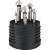 JUEGO DE AVELLANADORES ECO HSS DIN 335-C 42.533. 90B:. 3 LABIOS 6.3 - 25 MM
