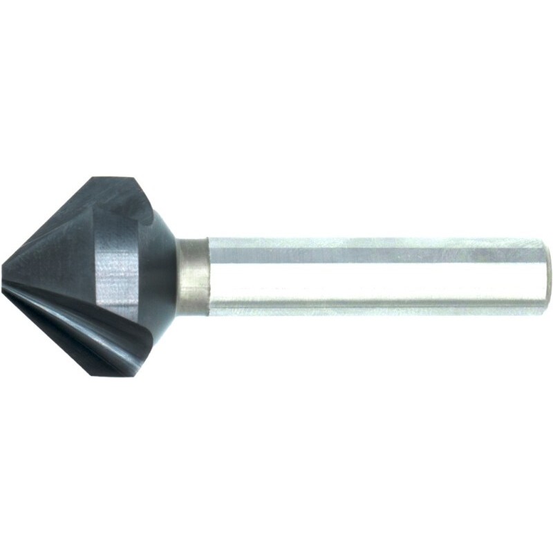 AVELLANADOR VARI HP2 UNI HSS-E DIN 335-C 90B:. 3 LABIOS. ALTIN-X. CON 3 CHAFLANES 40 MM