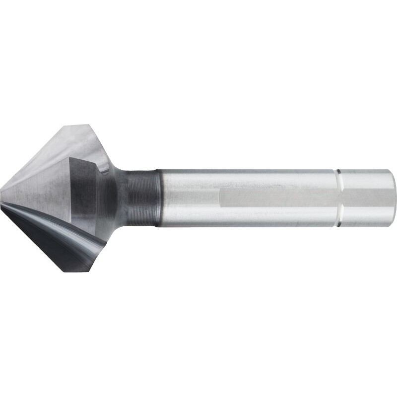 AVELLANADOR VARI HSS-E DIN 335-C 90B:. 3 LABIOS. TIALN CON 3 CHAFLANES 8.3MM