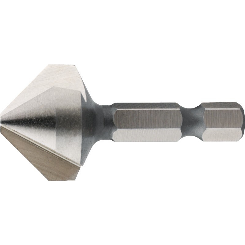 AVELLANADOR PARA DESBARBAR ECO HSS DIN 3126-DIN ISO 1173 E6.3 90B:. 3 LABIOS. CON SUJECION 1/4 6.35 MM BIT. EN QUADROBOX