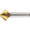 AVELLANADOR PARA DESBARBAR ECO PRO HSS DIN 335-C 90B:. TIN 3 LABIOS 6.3 MM