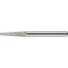FRESA ROTATIVA CARBURO FORMA L. FORMA CONICA. CON PUNTA REDONDEADA. MANGO 3 MM 1-ALU 3X12.7X3X38MM