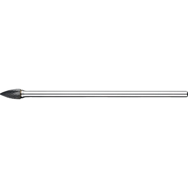 FRESA ROTATIVA CARBURO FORMA G. FORMA OJIVAL EN PUNTA. MANGO 6 MM. LARGA 4-DIAMOND 6X12.7X6X164MM