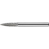 FRESA ROTATIVA CARBURO FORMA G. FORMA OJIVAL EN PUNTA. MANGO 3 MM 6-UNI 6X12.7X3X45MM