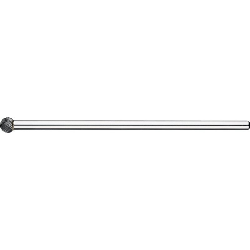 FRESA ROTATIVA CARBURO FORMA D. MODELO ESFERICO. MANGO 6 MM. LARGA 4-DIAMOND 12X11X6X161MM