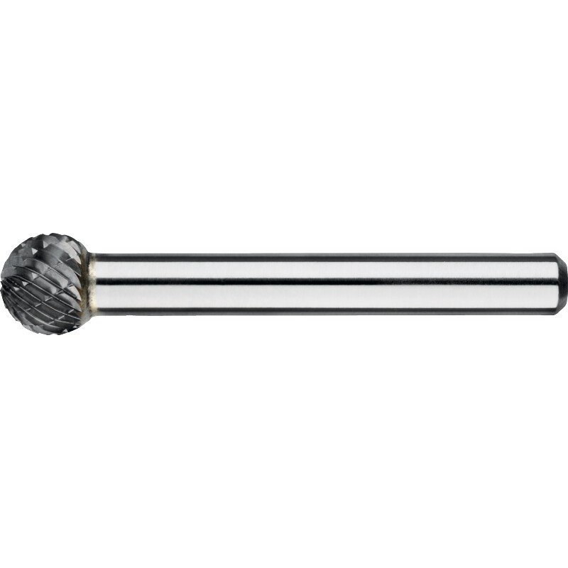 FRESA ROTATIVA CARBURO FORMA D. MODELO ESFERICO. MANGO 6 MM 1-ALU 10X8X6X52MM