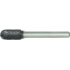 FRESA ROTATIVA CARBURO FORMA C. CILINDRICO. FORMA SEMIESFERICA. MANGO 6 MM. TIALN 6-UNI 8X19X6X64MM