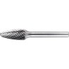 FRESA ROTATIVA ECO PRO CARBURO FORMA F. FORMA OJIVAL EN SEMIESFERICA 16X25X6X70MM