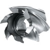 FRESA FRONTAL SIN MANGO HSS-E DIN 1880 TIPO W. ALUMINIO 80X45MM