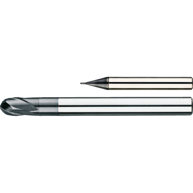 FRESA DE PUNTA ESFERICAL DE PRECISION MD ALTIN-X. HRC 30-65 25X25MM