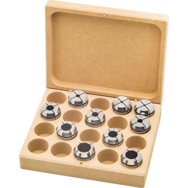 ISO 15488-B DIN 6499-B JUEGO DE PINZAS. ACERO SELLADO. 8 NM ER16 3-10MM