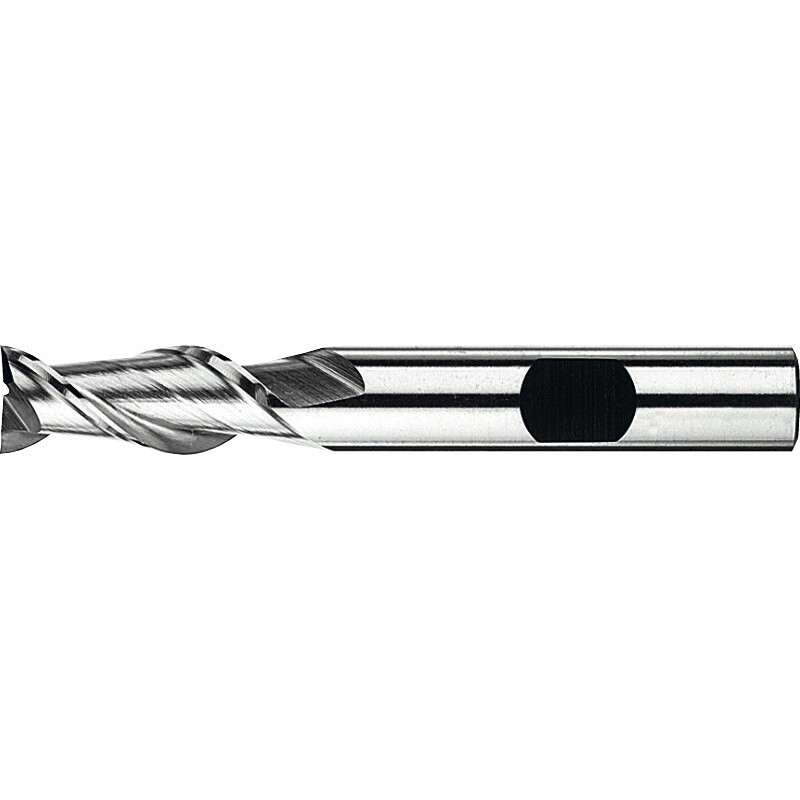 FRESA DE RANURAR DE 2 LABIOS HSS-E 8% DIN 844-B CORTA. TIPO W. ALUMINIO 3X8MM
