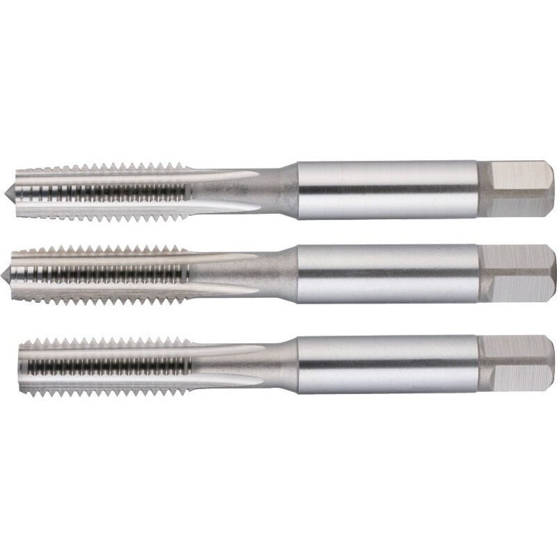 MACHOS MANO HSS ISO 529 METRICA. IZQUIERDA. JUEGO DE 3 PIEZAS M3