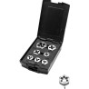 JUEGO DE TROQUELES HEXAGONALES ECO PRO DIN 382 27.700 - M3 - M12
