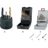 JUEGO DE MACHOS MAQUINA HP2 UNI HSS-E PM DIN 371/6 + BROCAS 22.268/22.269 - M3 - M12 + 11.168 - 2.5 - 10.2