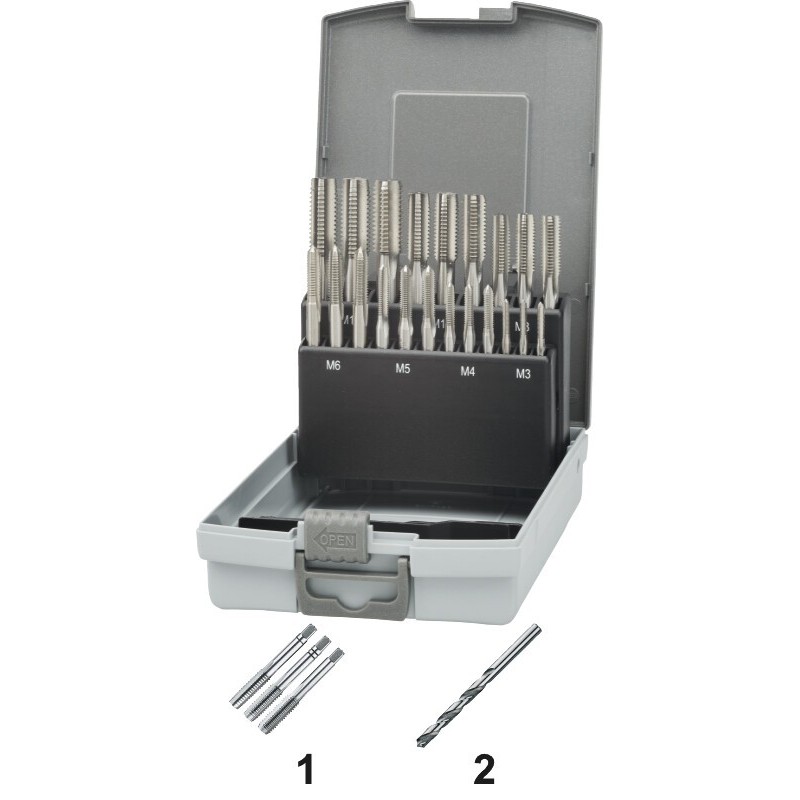 JUEGO DE MACHOS MANO ECO HSS DIN 352 COMBINACION 21.140 - M3 - M12
