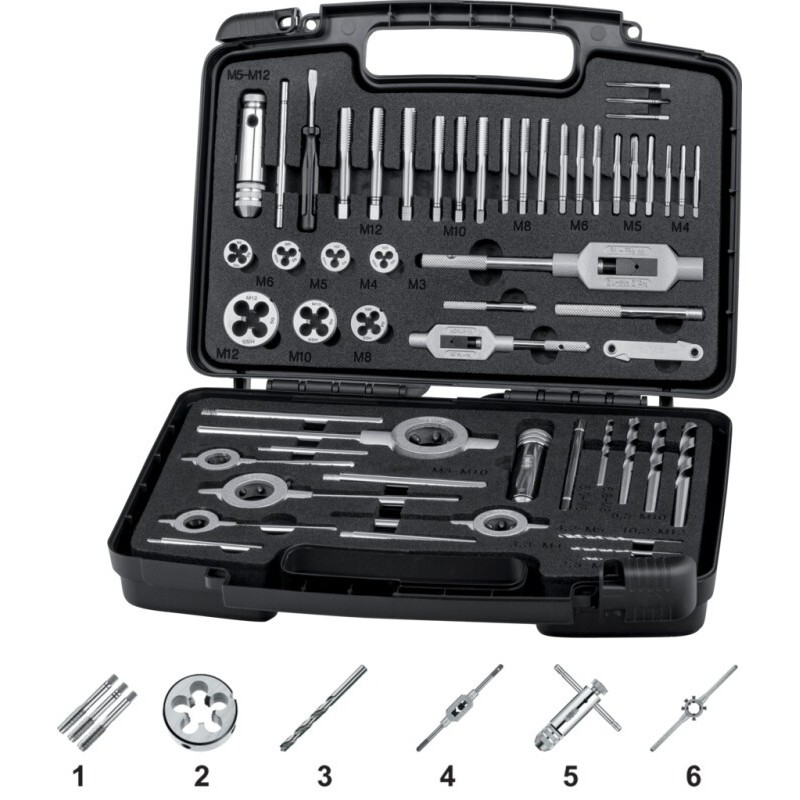 JUEGO DE ROSCAR ECO PRO HSS EN MALETA PLASTICO M3 - M14