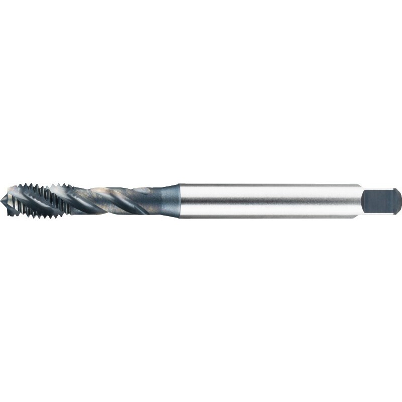 MACHO MAQUINA HSS-E PM DIN 371 METRICA. VAPORIZADA. ALEADOS DE TITANO Y NIQUEL PARA AGUJEROS CIEGOS M10