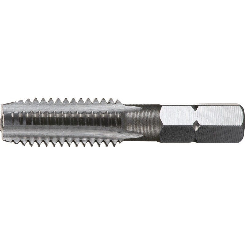 MACHO MAQUINA ECO HSS DIN 3126-DIN ISO 1173 C6.3 METRICA. CON SUJECION 1/4 6.35 MM BIT PARA AGUJEROS CIEGOS Y PASANTES M