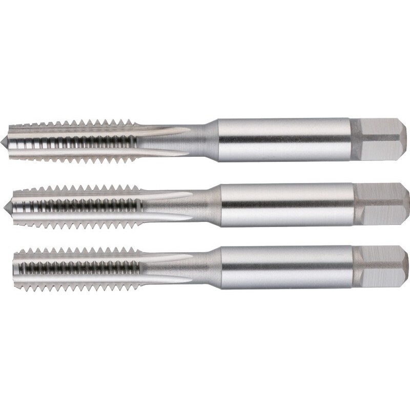 MACHOS MANO HSS ISO 529 UNC. JUEGO DE 3 PIEZAS 5/8-11