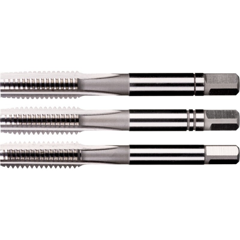 MACHOS MANO HSS DIN 352 JUEGO DE 3 PIEZAS. EN UNIBOX COLGADOR M3