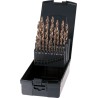 ESTUCHE DE BROCAS HSS-E DIN 338 STEP-POINT CON 3 CHAFLANES 11.447 - 3-10X1 MM