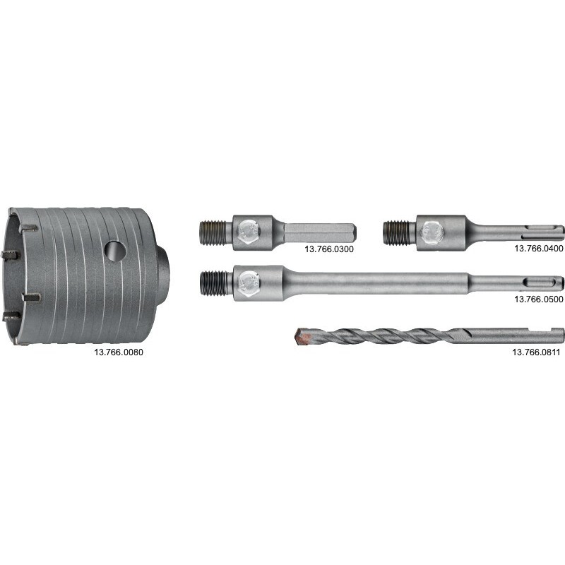 ACCESORIOS PARA CORONA DE TALADRO 80 MM