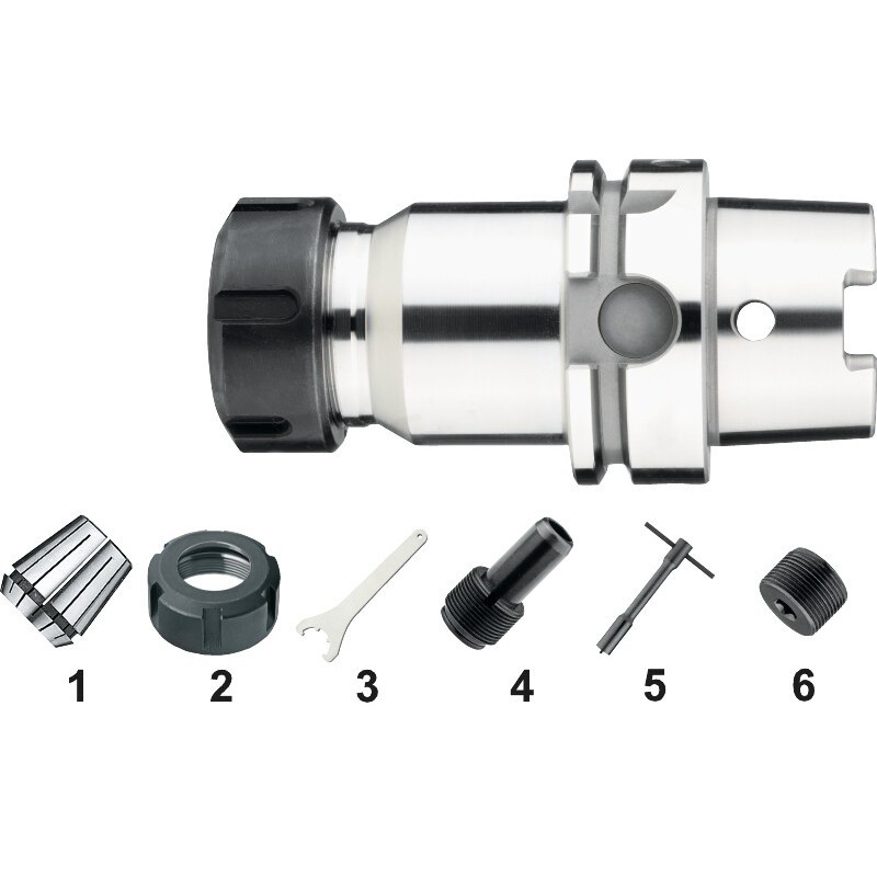 ISO 15488-C DIN 6499-C PORTAPINZAS ER. ISO 12164 DIN 69893 HSK63A ER40 L120
