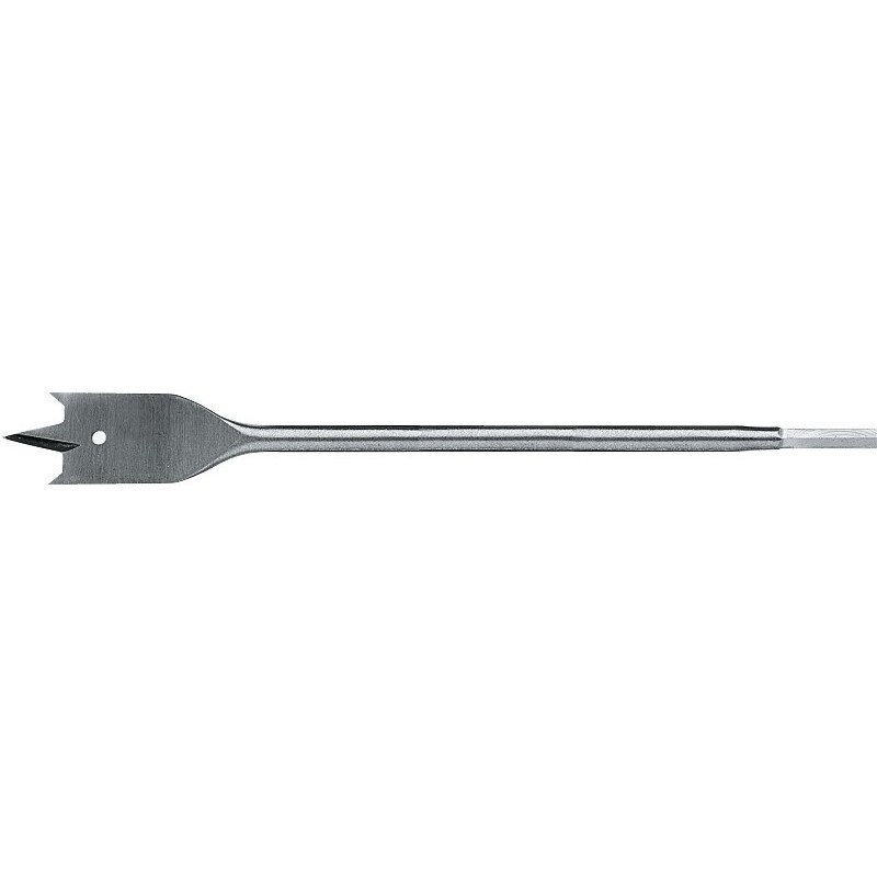 BROCA PLANA CROMO VANADIUM DIN 3126-DIN ISO 1173 C6.3 LARGA 28.0 MM