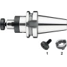 DIN 6358 PORTAFRESA COMBINADO PARA FRESAS CON RANURA LONGITUDINAL Y TRANSVERSAL. ISO 7388-2 MAS-BT BT40 22MM L55