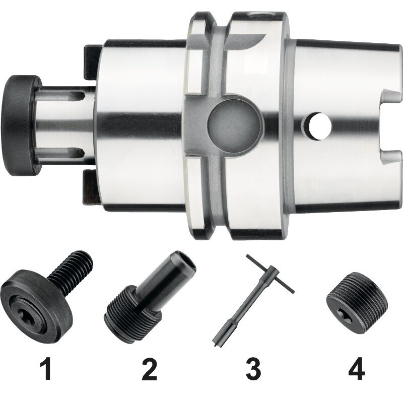 DIN 6357 PORTAFRESA PARA FRESAS CON CHAVETAS FRONTALES. ISO 12164 DIN 69893 HSK63A 27MM L160