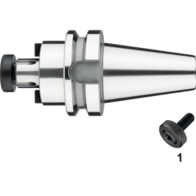 DIN 6357 PORTAFRESA PARA FRESAS CON CHAVETAS FRONTALES. ISO 7388-2 MAS-BT BT40 22MM L100