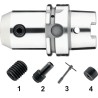 DIN 6359 PORTAHERRAMIENTAS WELDON ISO 12164 DIN 69893 HSK63A 14MM L80