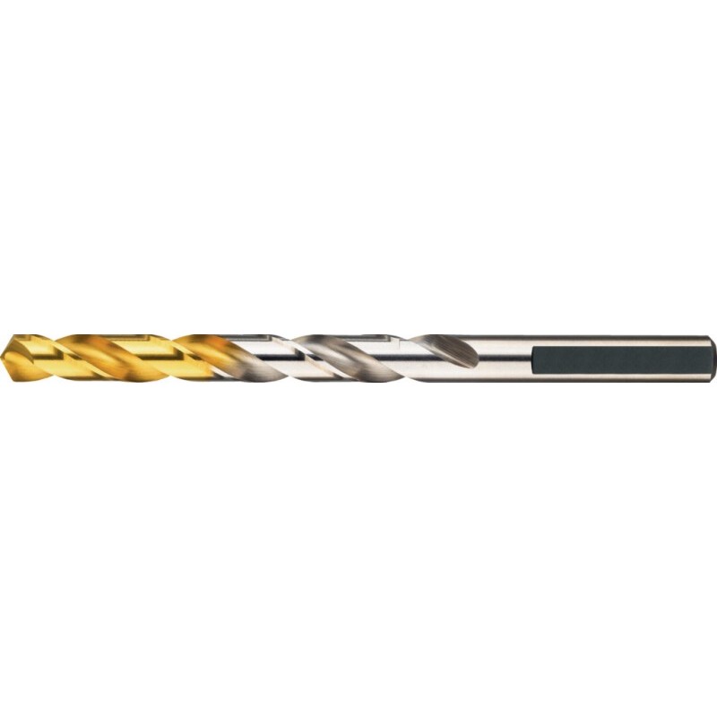 BROCA HSS DIN 338 CON PUNTA TIN CON 3 CHAFLANES. USO MANUAL. EN BOLSA DE PLASTICO 5.5 MM