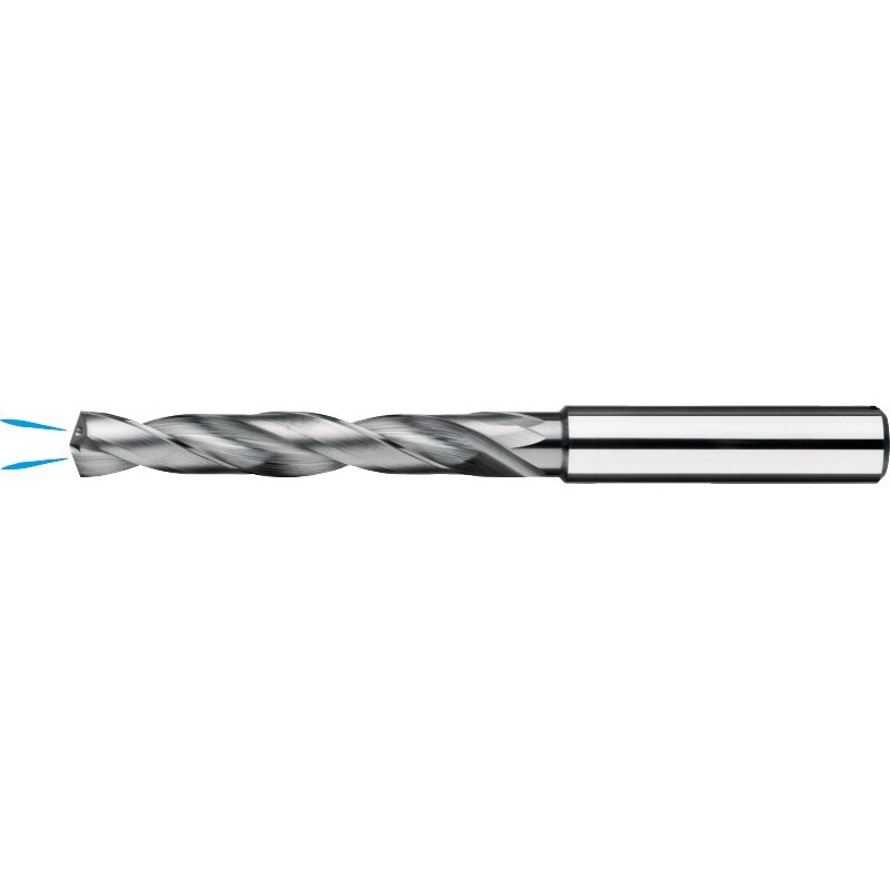BROCA MD DIN 6537-L 5XD CON CANAL REFRIG TIALN ACERO INOX MANGO CILINDRICO DIN 6535-HA 5.9 MM