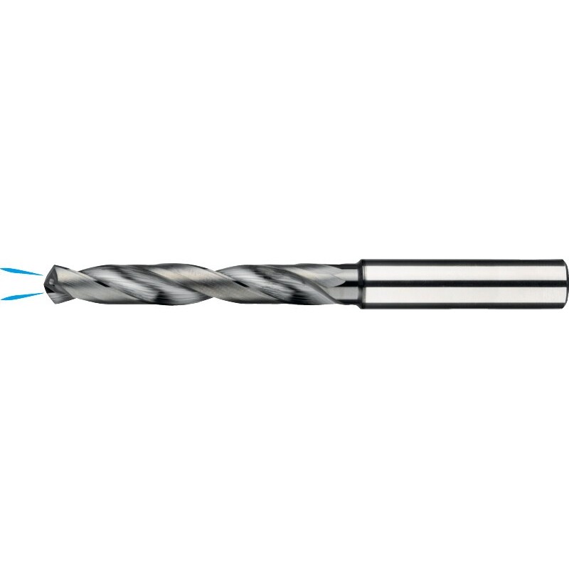 BROCA MD DIN 6537-L 5XD CON CANAL REFRIG DLC. ALUMINIO MANGO CILINDRICO DIN 6535-HA 4.9 MM