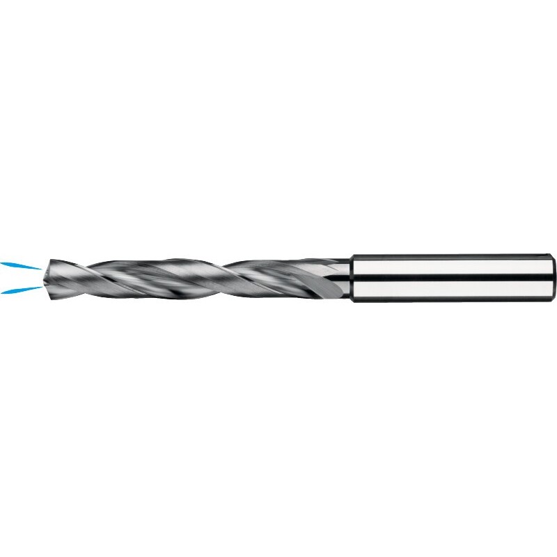 BROCA UNI MD DIN 6537-L 5XD CON CANAL REFRIG TIALN MANGO CILINDRICO DIN 6535-HA 8.2 MM