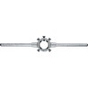 DIN EN 22568 PORTATERRAJA. CALIDAD ESTANDAR. ALEACION DE CINC 65 X 18 MM