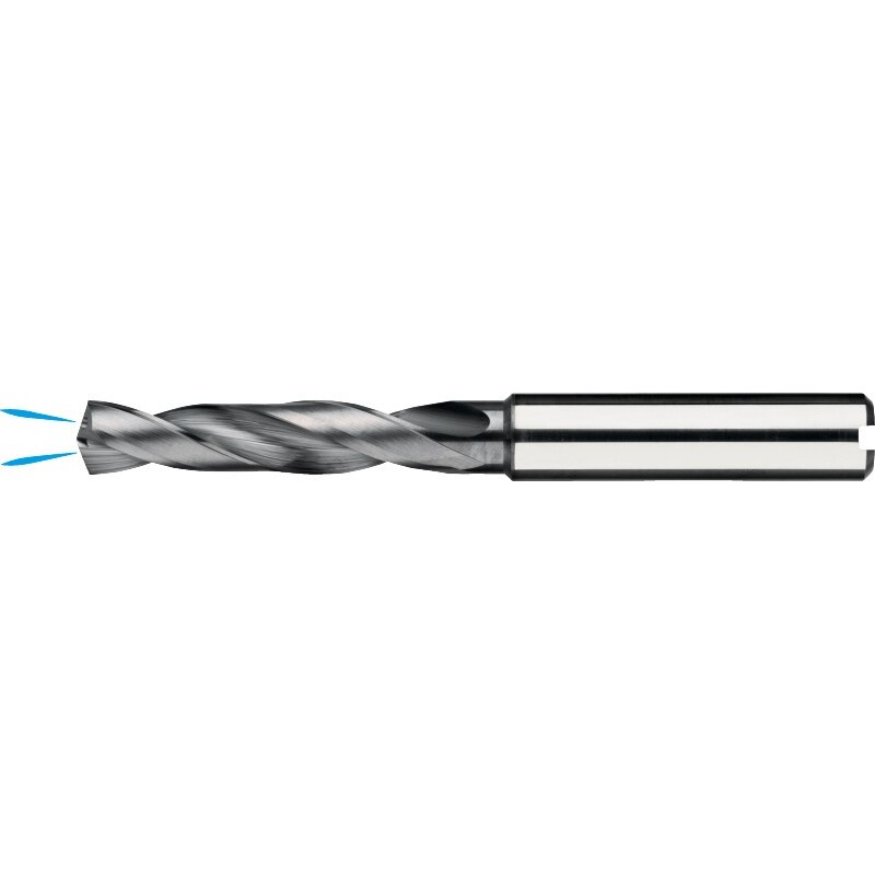 BROCA MD DIN 6537-K 3XD CON CANAL REFRIG TIALN ACERO INOX MANGO CILINDRICO DIN 6535-HA 4.7 MM