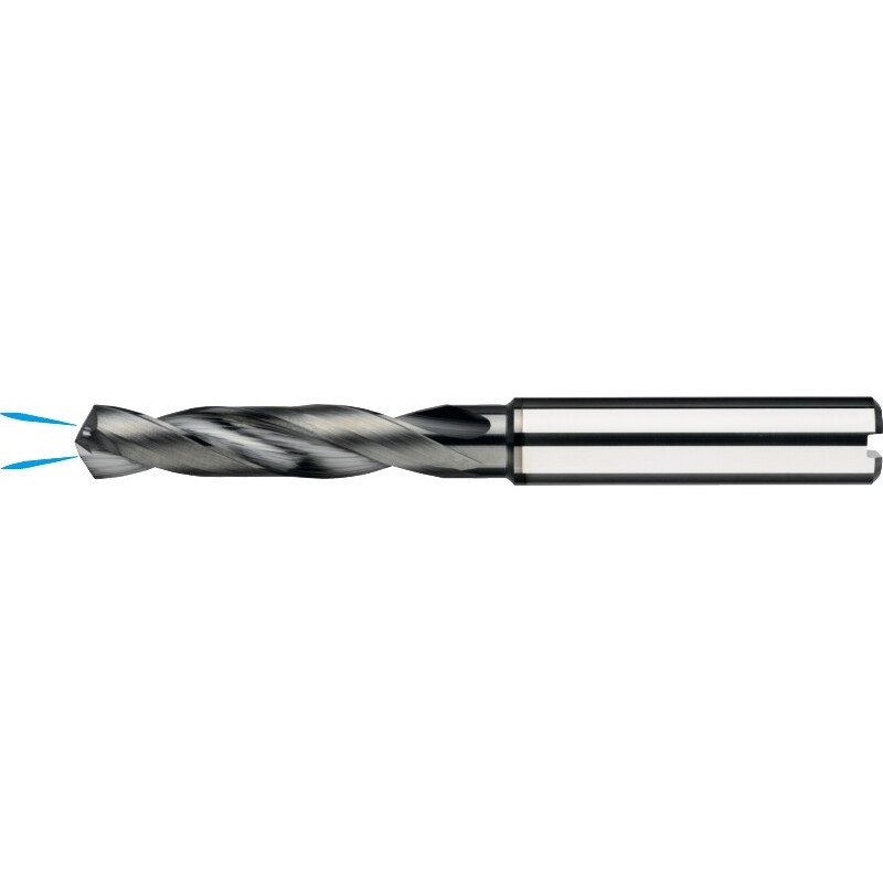 BROCA MD DIN 6537-K 3XD CON CANAL REFRIG DLC. ALUMINIO MANGO CILINDRICO DIN 6535-HA 4.9 MM