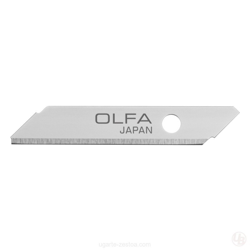 PACK DE 5 CUCHILLAS PARA TS-1 35X6X0.3 MM PLATEADAS