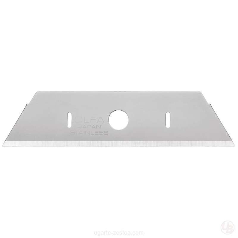 PACK DE 10 CUCHILLAS TRAPEZOIDALES 17.5 MM DE ACERO INOXIDABLE