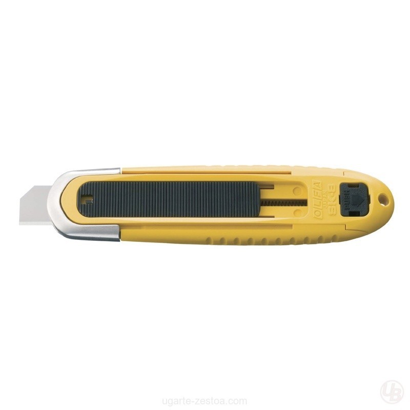 CUTER DE SEGURIDAD CON CUCHILLA TRAPEZOIDAL DE 18 MM