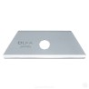 PACK DE 5 CUCHILLAS TRAPEZOIDAL 50X17.5X0.6 MM PLATEADAS