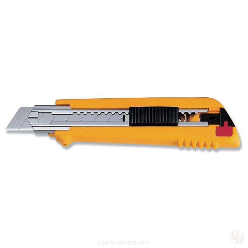 CUTER CON BLOQUEO AUTOMATICO. MECANISMO DE CAMBIO AUTOMATICO DE CUCHILLA CON CARGADOR PARA 6 CUCHILLAS Y CUCHI