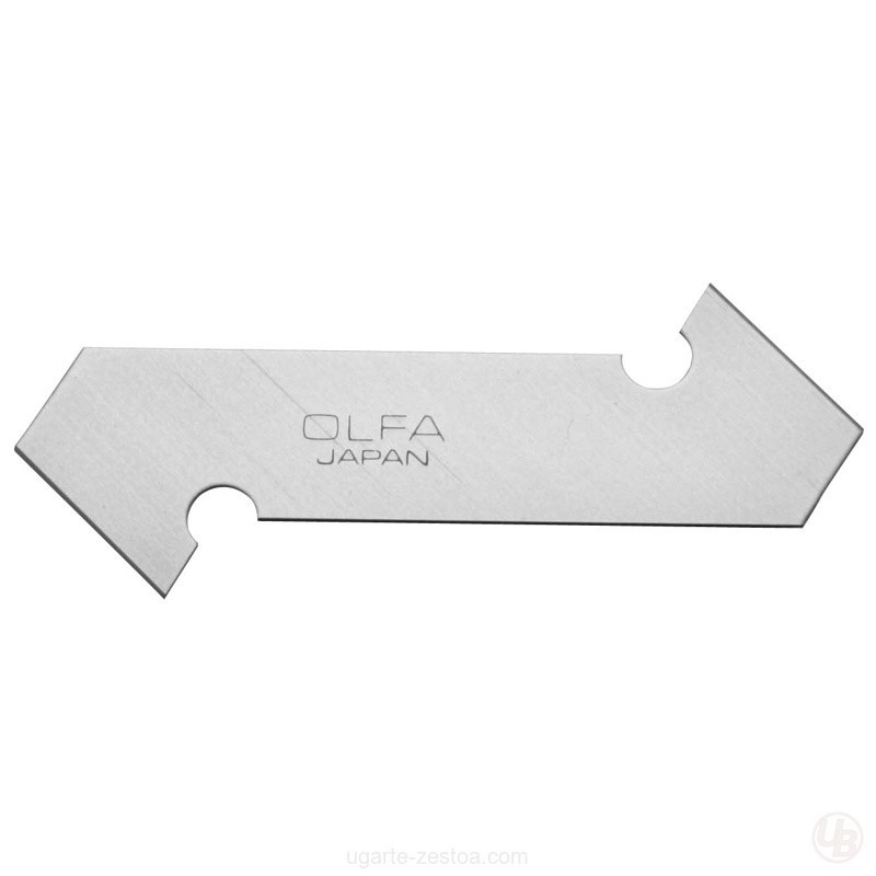 PACK DE 3 CUCHILLAS PARA PLASTICO 13X0.6 MM PLATEADAS