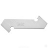 PACK DE 3 CUCHILLAS PARA PLASTICO 13X0.6 MM PLATEADAS